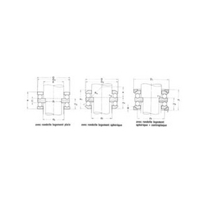 BUTEE A BILLES 52316 CAGE ACIER 65X140X79