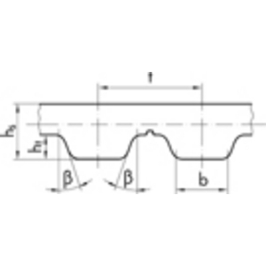 CINGHIA POLIURETANO ALPHA TORQUE AT10 1320 25