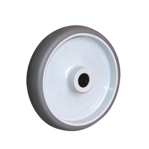 ROUE 150KG D.160 38MM CAOUT. MOYEU ROULEAUX INOX