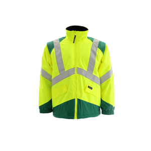PARKA ELYSE 4 EN 1 TS JAUNE FLUO VERT