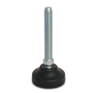 PIEDINO D. 50 PLASTICA FERRO M10X75 10242