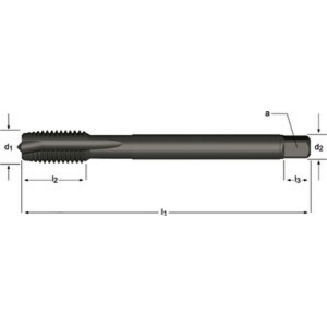 Machine tap M8 x 0.75 mm DIN 374