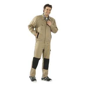 2115060 Canvas 320 Bundjacke khaki/schwarz Gr. 60