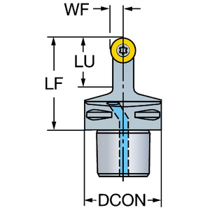 COROMANT COROTURN 107 SNIJ-UNIT DRAAIEN C5-SRDCN-00060-08A